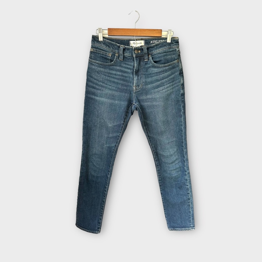 Madewell Men's Athletic Slim Jeans in Stratfield Wash, size 28 - Picture 2 of 8